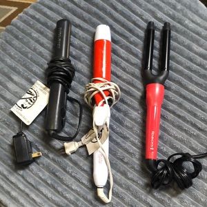 Andis curling iron, chi straightener, Remington double barrel styler